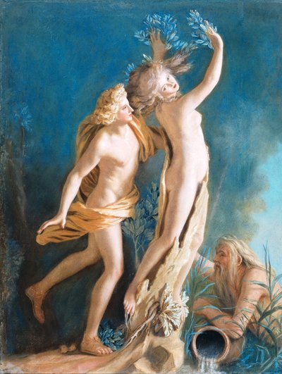 Apollo and Daphne, after the sculpture by Gianlorenzo Bernini in the Borghese collection in Rome by Jean Étienne Liotard